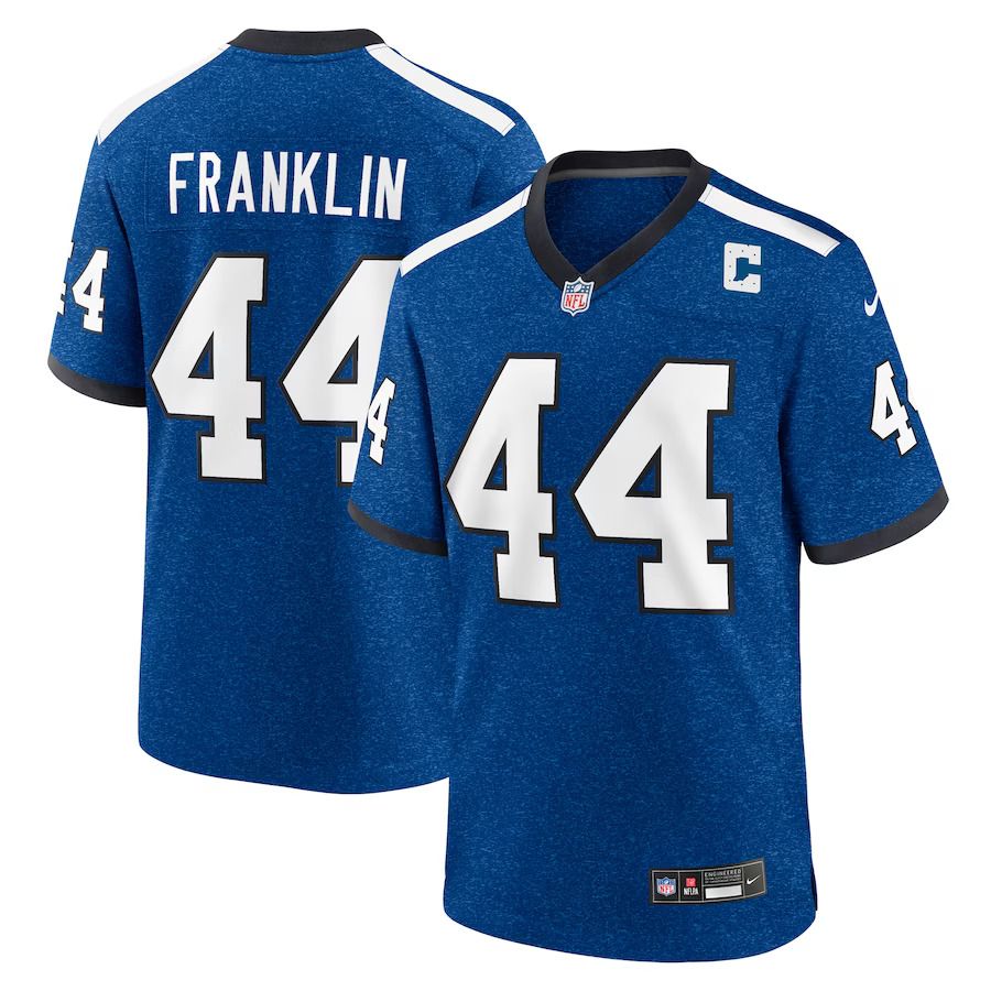 Men Indianapolis Colts 44 Zaire Franklin Nike Royal Indiana Nights Alternate Game NFL Jersey